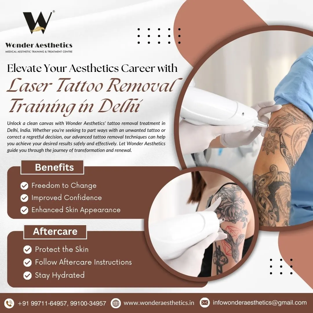 Elevate Your Aesthetics Career with Laser Tattoo Removal Training in Delhi