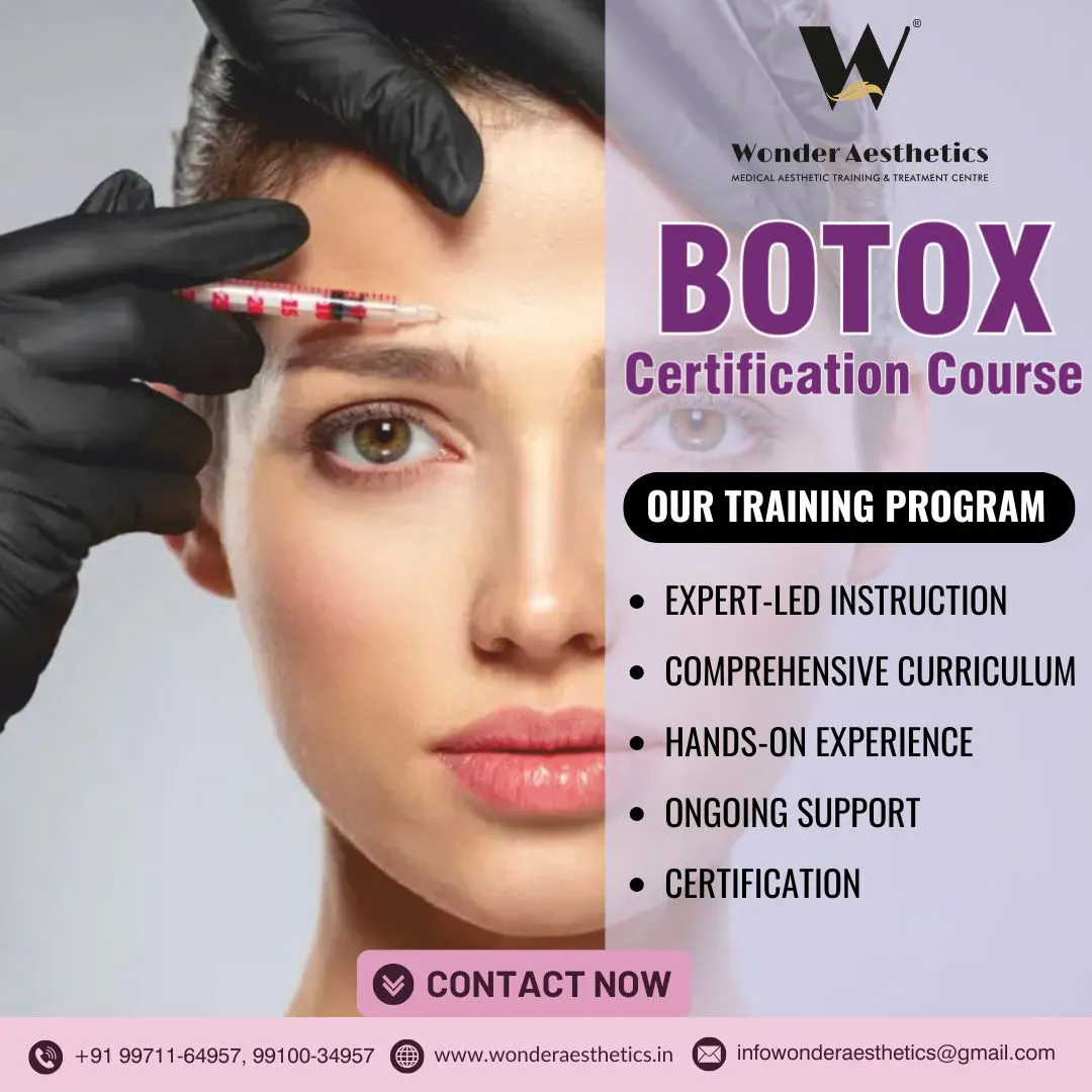 Boost Your Career with Wonder Aesthetics’ Botox Certification Course Near Delhi