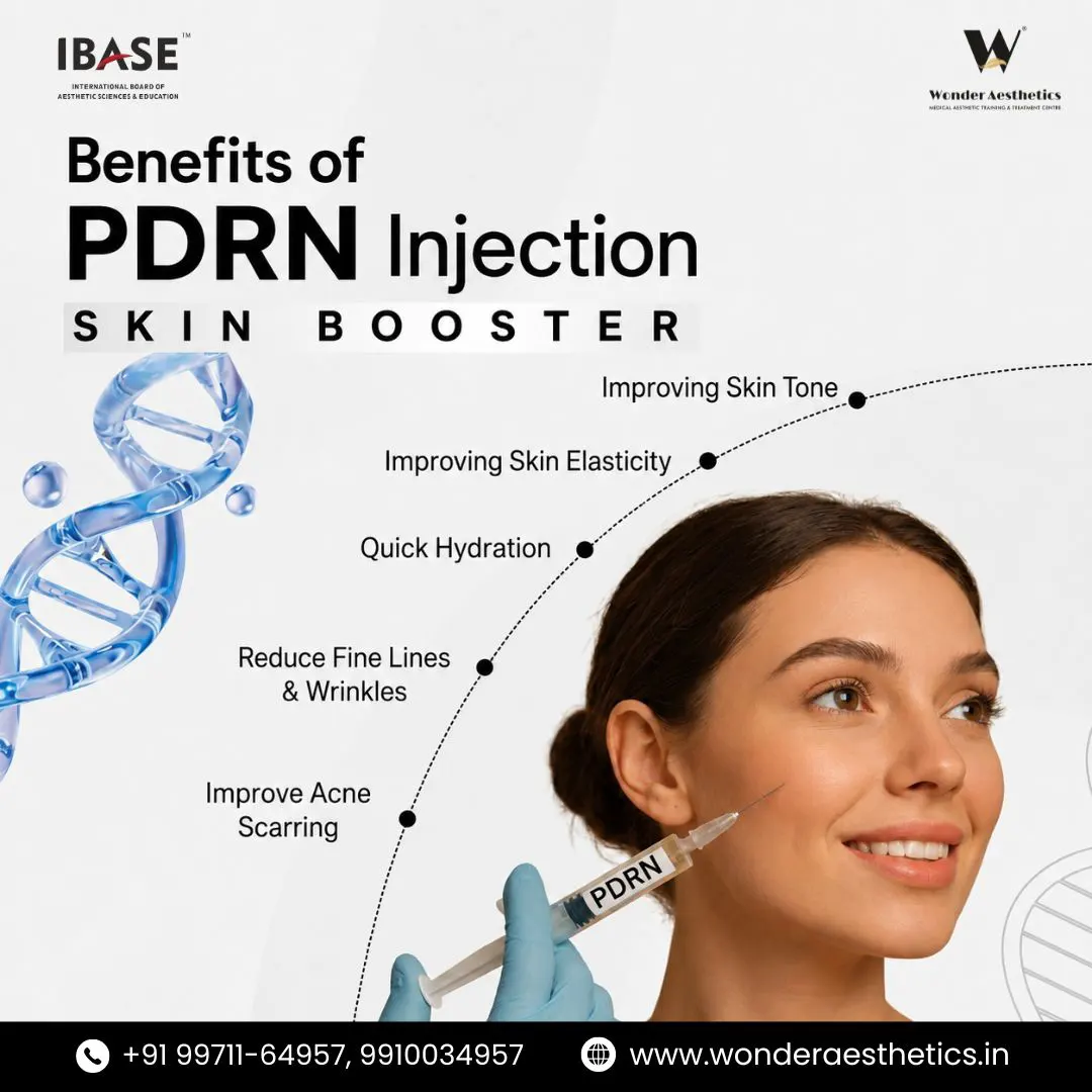 Benefits of PDRN Injection in Delhi – Skin Rejuvenation & Training at Wonder Aesthetics