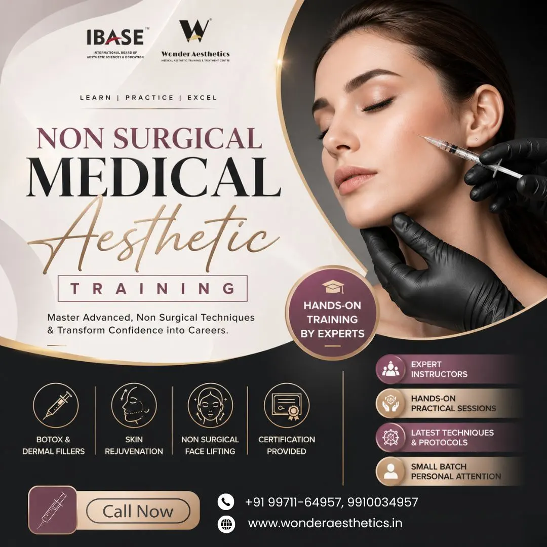 Master Your Future with Non Surgical Medical Aesthetic Training in India at Wonder Aesthetics