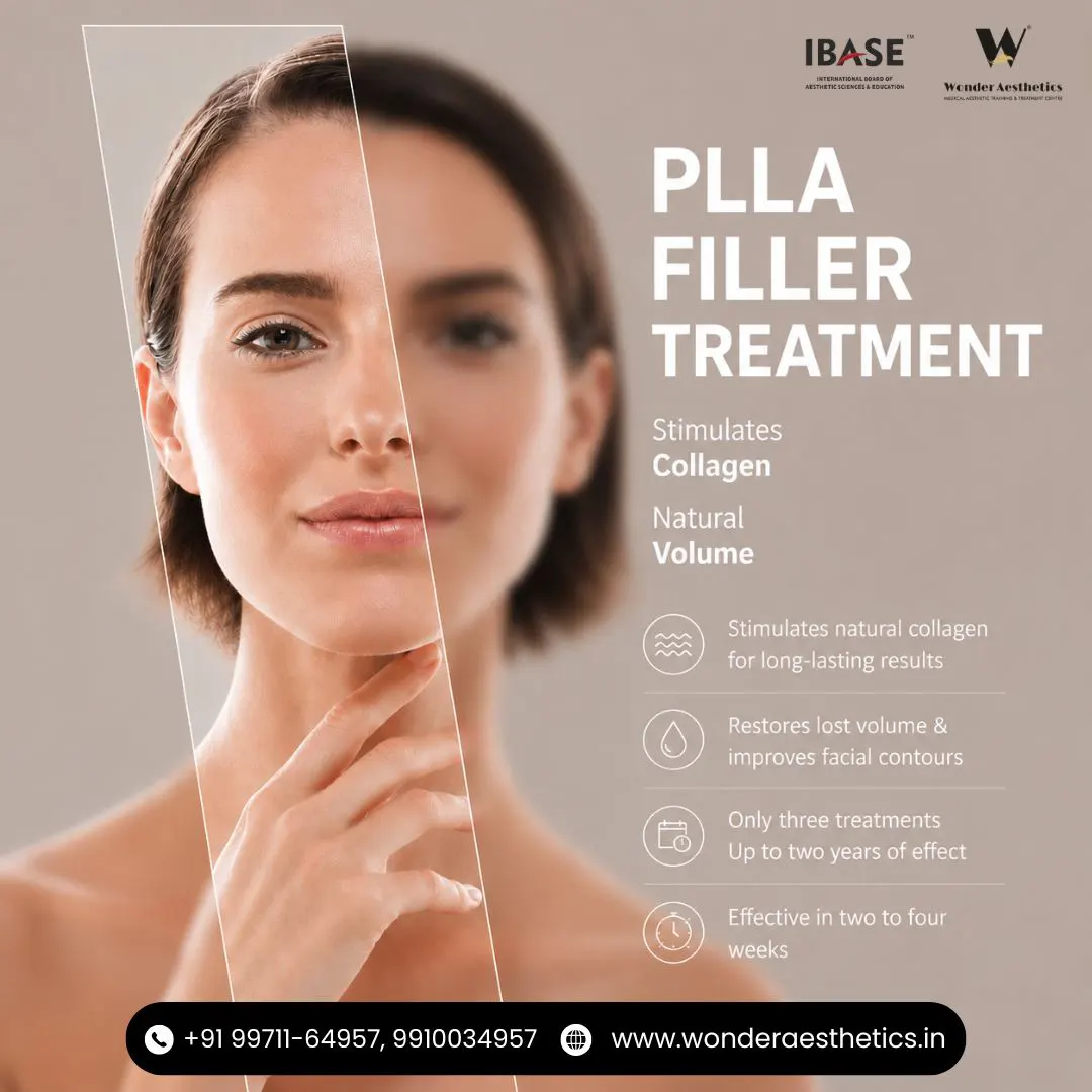PLLA Dermal Filler in Delhi – Restore Natural Volume and Youthful Skin with Wonder Aesthetics