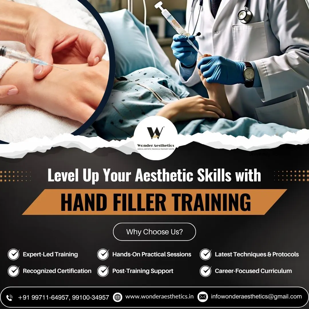 Unlock Elite Aesthetic Skills with Professional Hand Filler Training at Wonder Aesthetics
