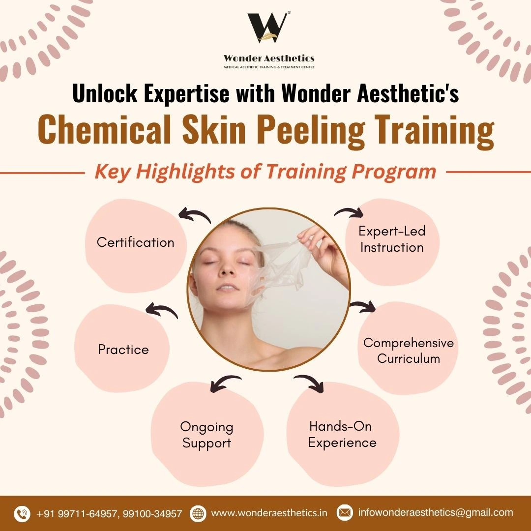 Unlock Expertise with Wonder Aesthetic's Chemical Skin Peeling Training in Delhi